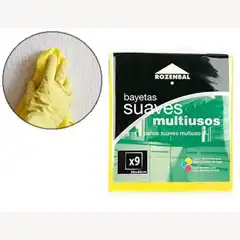 BAYETA MULTIUSO 36X40 CM PACK DE 9 UNIDADES 62888