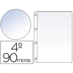 FUNDA CUATRO TALADROS SARO 4º 90 MC CRISTAL CAJA DE 100 UNIDADES 63901