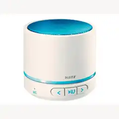 Material ALTAVOZ LEITZ MINI BLUETOOH WOW DUAL POTENCIA DE SALIDA 3W AZUL METALIZADO 64112