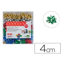 LAZOS LIDERPAPEL FANTASIA PEQUEÑOS COLORES METALIZADOS SURTIDOS 70006