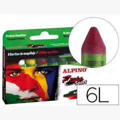 BARRA MAQUILLAJE ALPINO SET DE MAQUILLAJE SPORT 6 COLORES 71818
