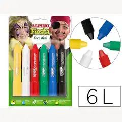 BARRA MAQUILLAJE FACE STICK 6 COLORES SURTIDOS 71824
