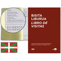 LIBRO LIDERPAPEL A4 100 H REGISTRO DE VISITAS DE LA INSPECCION DE TRABAJO EUSKERA 71960