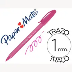 Material BOLIGRAFO PAPER MATE INKJOY 100 PUNTA MEDIA TRAZO 1 MM ROSA 72038