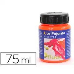 Material PINTURA ACRILICA LA PAJARITA F-02 NARANJA FLUORESCENTE 75ML CAJA DE 6 UDS 72375