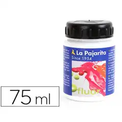 Material PINTURA ACRILICA LA PAJARITA F-00 BLANCO FLUORESCENTE 75ML CAJA DE 6 UDS 72378