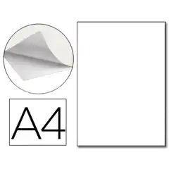 Material POLIESTER BLANCO ESPECIAL Q-CONNECT MATE OPACO A4 P/ IMPRESORAS LASER PAQ. DE 100 HJ 125 MIC 72406