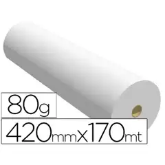 Material PAPEL REPROGRAFIA PPC P/ PLANOS 420MMX170MT 80GR 73960