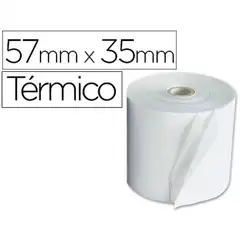 ROLLO SUMADORA APLI TERMICO 57MM ANCHO X 35MM DIAMETRO P/ TPV 17022 74323