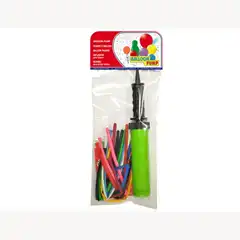 GLOBO P/ MODELAR + INFLADOR BOLSA DE 10 74991