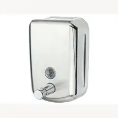 DISPENSADOR MANUAL Q-CONNECT DE JABON 800 ML ACERO INOXIDABLE 178x114x56 MM 75185