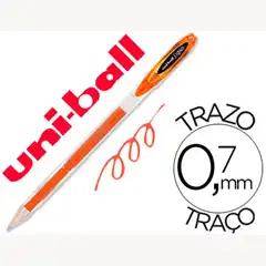 BOLIGRAFO UNI-BALL ROLLER UM-120 SIGNO 0,7 MM TINTA GEL COLOR NARANJA 75327