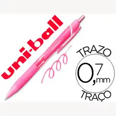 BOLIGRAFO UNI-BALL ROLLER JETSTREAM SXN157C RETRACTIL 0,7 MM COLOR ROSA 75334