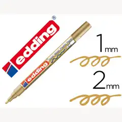 ROTULADOR EDDING 751 P. FIBRA ORO PUNTA REDONDA 1-2 MM 75355