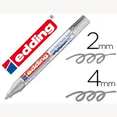 ROTULADOR EDDING 750 P. FIBRA PLATA PUNTA REDONDA 2-4 MM 750-54 75359