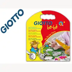 SET GIOTTO BE-BE MY BE-BE FARM ROTULADORES+ CUADERNO+ TIJERA+ ADHESIVOS 75581