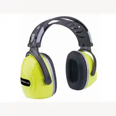 Material CASCO ANTIRUIDO DELTAPLUS CON OREJERAS AJUSTABLE EN ALTURA NORMA SNR 33 DB COLOR AMARILLO FLUORESCENTE-N 75719