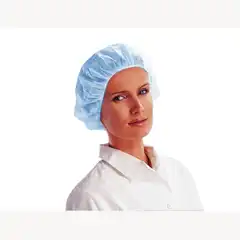 Material GORRO DELTAPLUS REDONDO PP COLOR AZUL TALLA UNICA CAJA DE 100 UNIDADES 75825