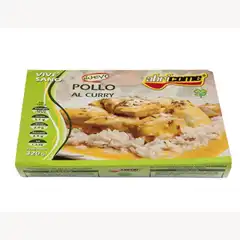 POLLO AL CURRY ABRICOME RACION INDIVIDUAL CALENTAR EN MICROONDAS Y LISTO 320G 76208