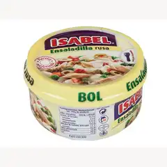 Material ENSALADILLA RUSA ISABEL RACION INDIVIDUAL LISTA P/ COMER NO NECESITA FRIO 230G 76219