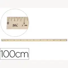 REGLA P/ ENCERADO FAIBO DE PLASTICO IMITACION MADERA 1MT 76231
