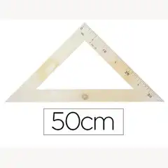 ESCUADRA P/ ENCERADO FAIBO PLASTICO IMITACION MADERA 50 CM 76232