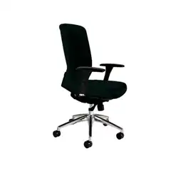 Material SILLA ROCADA SISTEMA SIR CON BRAZOS ELEVACION A GAS ESTRUCTURA ALUMINIO TELA IGNIFUGA NEGRO RESPALDO 600 77133