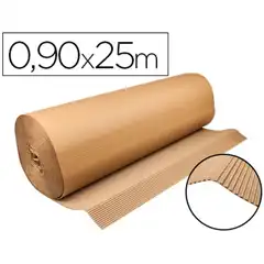 Material CARTON ONDULADO Q-CONNECT 0,90X25 M 250 G/M2 KRAFT 77243