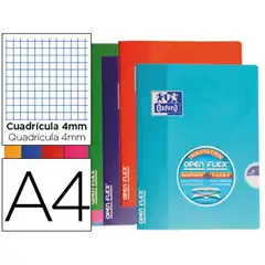 LIBRETA ESCOLAR OXFORD OPENFLEX 48 HJ 90GR A4 4MM 400026393 77762
