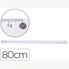 REGLA METALICA Q-CONNECT ALUMINIO 80 CM 77829