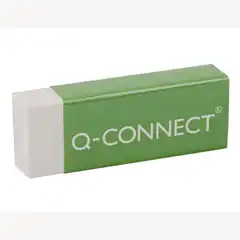 GOMA Q-CONNECT PLASTICA ESCOLAR 77881