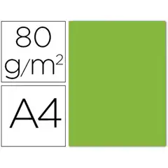 Material PAPEL COLOR LIDERPAPEL A4 80G/Mì LIMA PACK DE 15 UNIDADES 78014