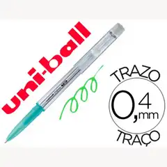 BOLIGRAFO UNI-BALL ROLLER TSI UF-220 BORRABLE 0,7 MM TINTA GEL VERDE 78261
