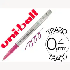 BOLIGRAFO UNI-BALL ROLLER TSI UF-220 BORRABLE 0,7 MM TINTA GEL ROSA 78264
