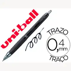 BOLIGRAFO UNI-BALL ROLLER UMN-307 RETRACTIL 0,7 MM TINTA GEL NEGRO 78266