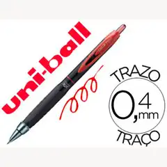 BOLIGRAFO UNI-BALL ROLLER UMN-307 RETRACTIL 0,7 MM TINTA GEL ROJO 78268