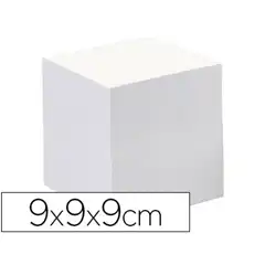 TACO PAPEL QUO VADIS ENCOLADO BLANCO 680 HJ 100% RECICLADO 90 G/M2 90X90X90 MM 78606