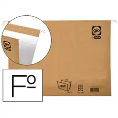 Material CARPETA COLGANTE GIO Fº VISOR SUPERIOR CORTO CRISTAL KRAFT BICOLOR ECO LOMO 30 MM 79123