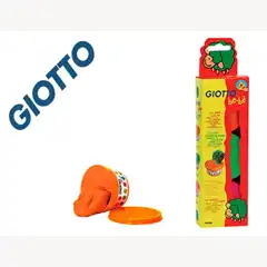 PASTA P/ MODELAR GIOTTO BEBE PACK 3 COLORES SURTIDOS DERMATOLOGICAMENTE TESTADA 79509