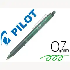 Material BOLIGRAFO PILOT FRIXION CLICKER BORRABLE 0,7 MM COLOR VERDE LIMA NFCVL 79624