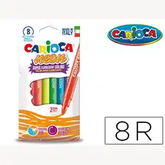 ROTULADOR CARIOCA NEON CAJA DE 8 COLORES 79735