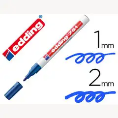 ROTULADOR EDDING P. FIBRA 751 AZUL PUNTA REDONDA 1-2 MM 79807