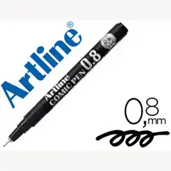 ROTULADOR ARTLINE CALIBRADO MICROMETRICO NEGRO COMIC PEN EK-288 PUNTA POLIACETAL 0,8 MM RESISTENTE AL AG 79916