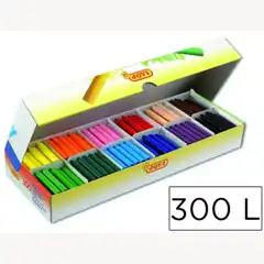 Material LAPICES CERA JOVICOLOR TRIWAX CAJA DE 300 UNIDADES 91636