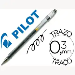 BOLIGRAFO PILOT G-1 NEGRO TINTA GEL 96536