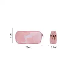 PORTATODO MILAN 3 COMPARTIMIENTOS LAVA ROSA 081135LVP PORTATODO MILAN 3 COMPARTIMIENTOS LAVA ROSA 081135LVP