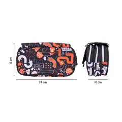 PORTATODO MILAN 4 CREMALLERAS FINGERS SOLAPA 08149FRS