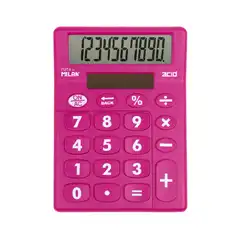 CALCULADORA 10 DÍGITOS TECLAS GRANDES Y ACABADO TACTO GOMA ACID (159906ACD) CALCULADORA 10 DÍGITOS TECLAS GRANDES Y ACABADO TACTO GOMA ACID (159906ACD)