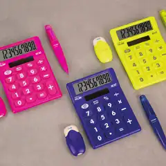CALCULADORA 10 DÍGITOS TECLAS GRANDES Y ACABADO TACTO GOMA ACID (159906ACD) CALCULADORA 10 DÍGITOS TECLAS GRANDES Y ACABADO TACTO GOMA ACID (159906ACD)