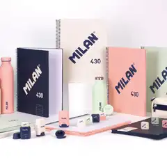 CUADERNO A4 CON ESPIRAL TAPA DURA 80HJ CUADRO 5X5 95GR ROSA MILAN 57143E80P CUADERNO A4 CON ESPIRAL TAPA DURA 80HJ CUADRO 5X5 95GR ROSA MILAN 57143E80P